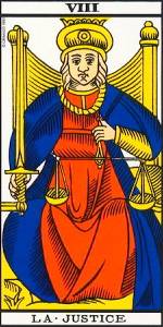 Justicia Tarot