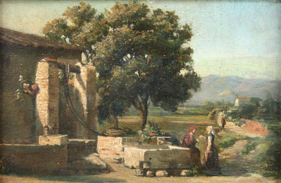 Pintura de Lluis Rigalt i Farriols (Barcelona, 1814 – 1894)